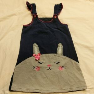 Nannette Kids Girls Sleeveless Bunny Jumper